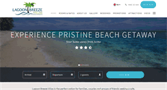 Desktop Screenshot of lagoonbreezevillas.com